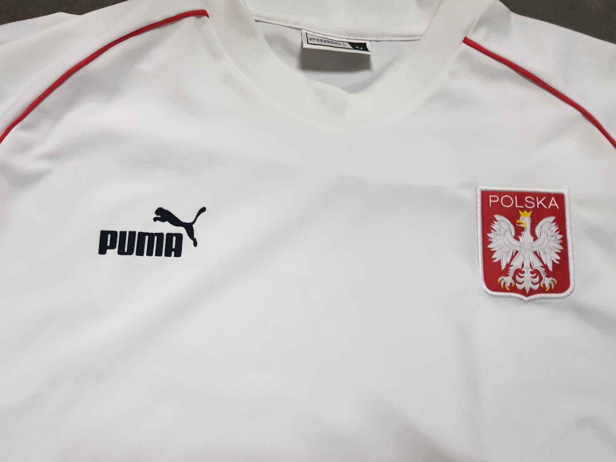 Koszulka reprezentacji Polski home 2000_2001 - rozmiar XL(54) Vintage