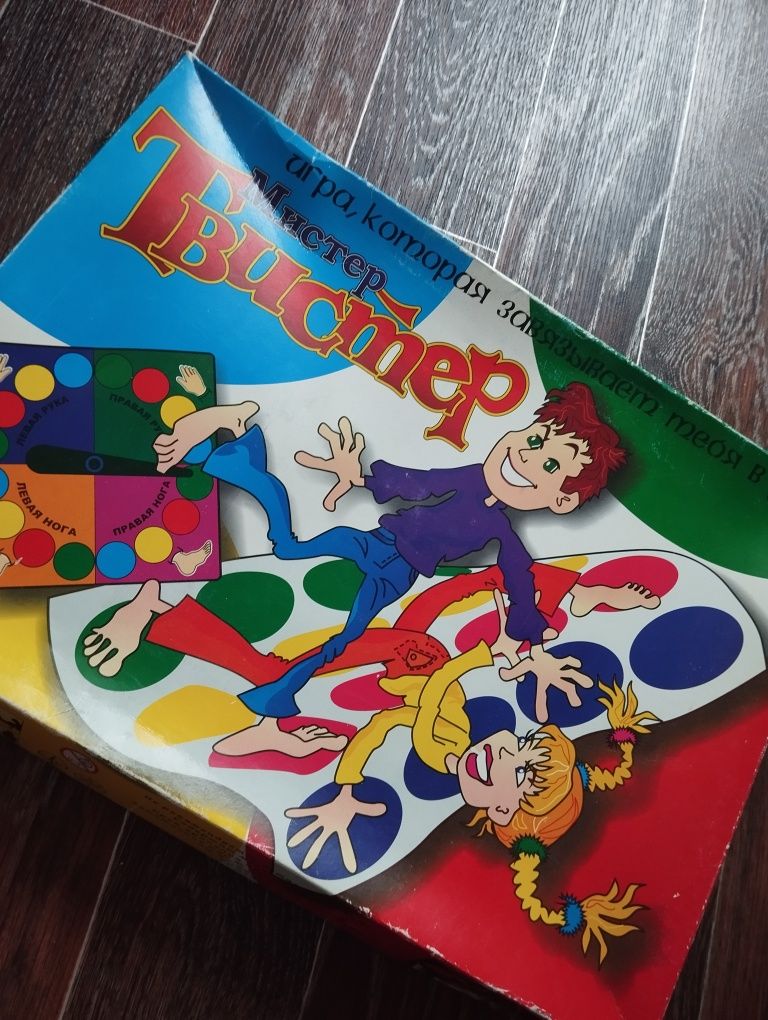 игра ( твистер ) напольная