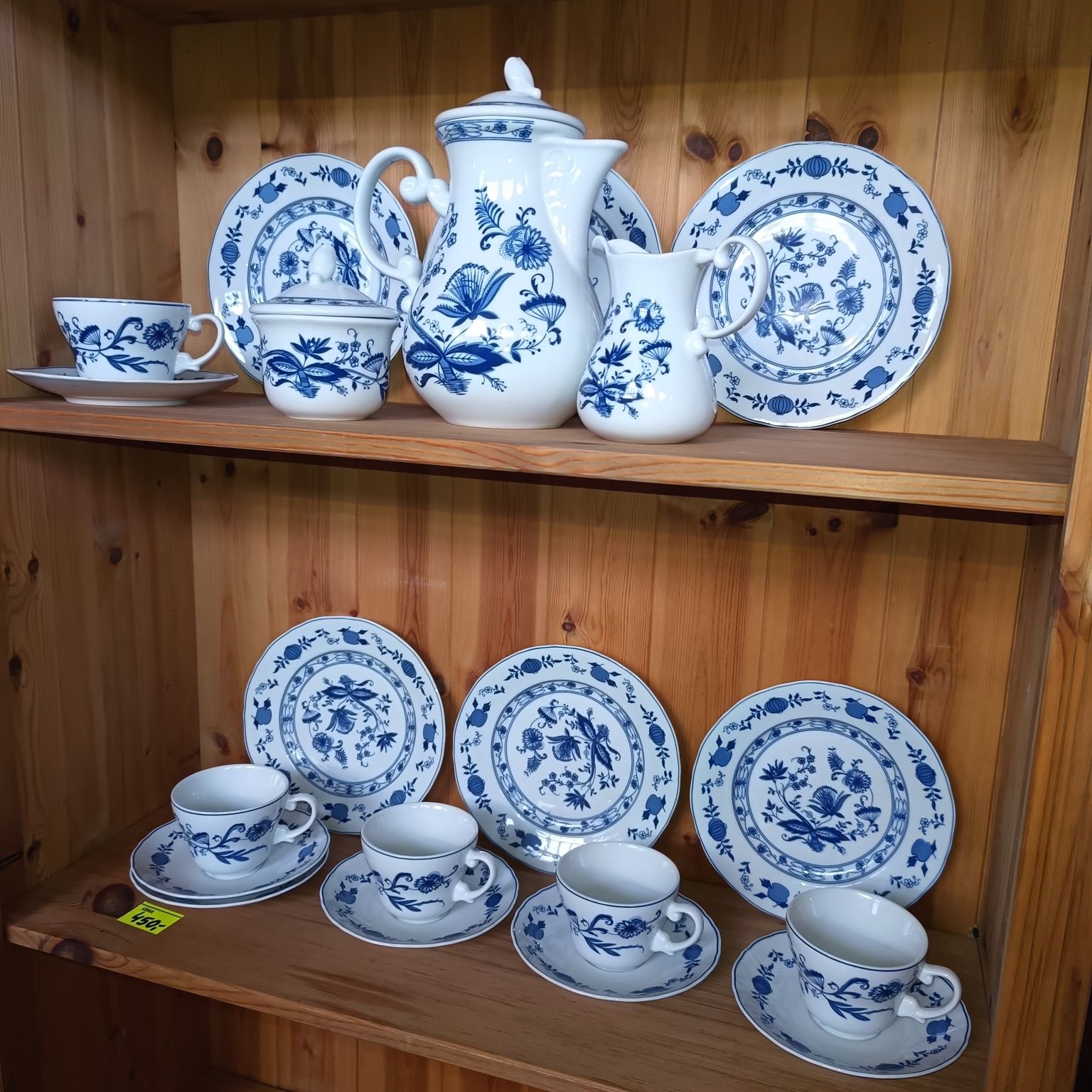 Zestaw porcelany wzór cebulowy Wellco Krefeld Bavaria