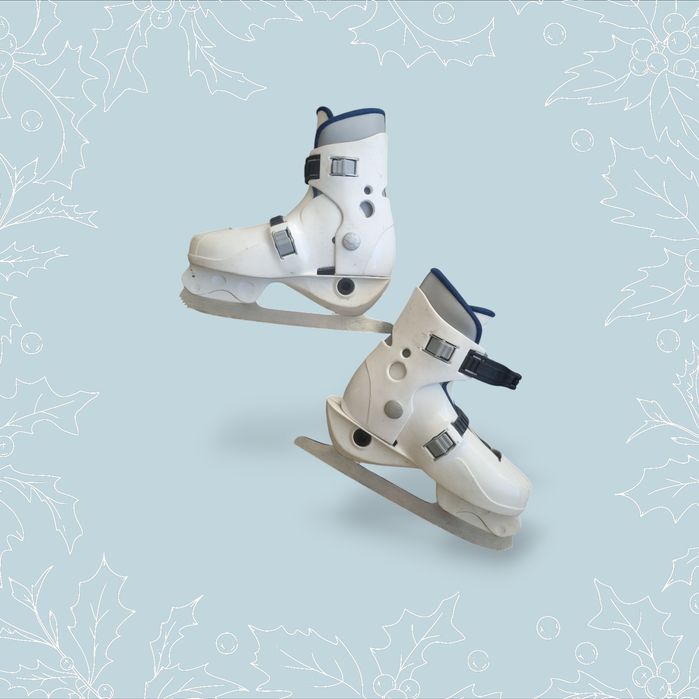 Ковзани дитячі пластикові з регульованим розміром від 30 до 35 р