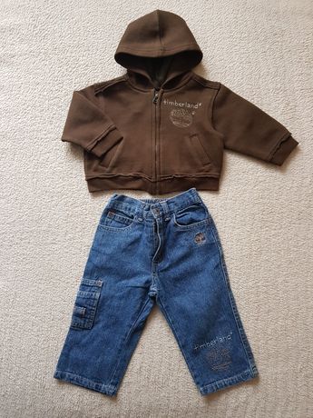 Komplet Timberland 80 cm 12 miesięcy bluza spodnie chłopięce