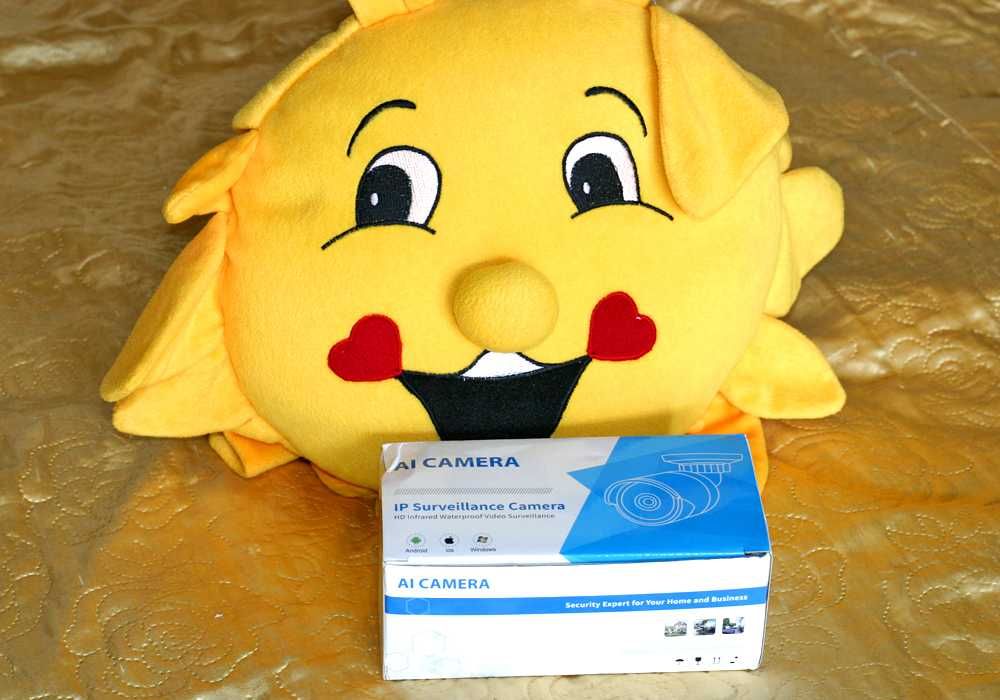 Цифровая беспроводная видеокамера наблюдения, Wi-Fi, Lan, карта памяти