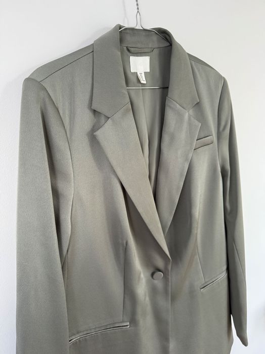 Marynarka damska połyskujący materiał H&M