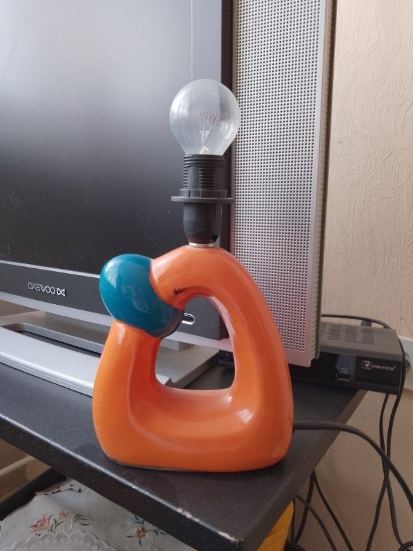 Lampka nocna z czasów PRL