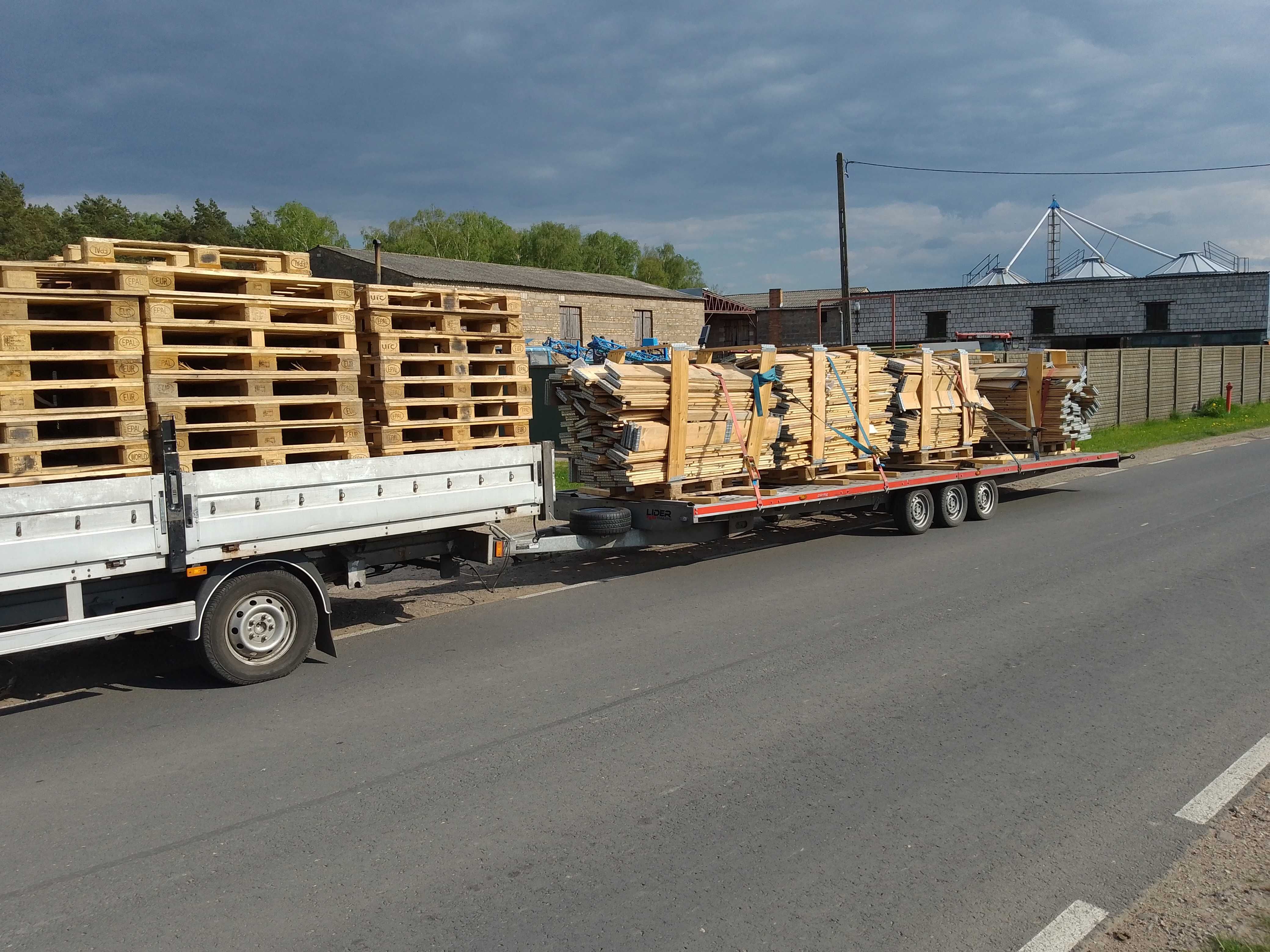 Skup sprzedaż palet drewnianych nadstawek mauzery skrzynki transport