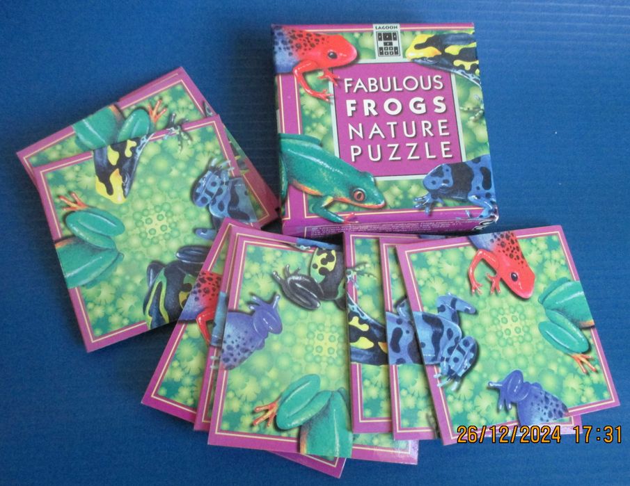 Pequeno Puzzle com Rãs