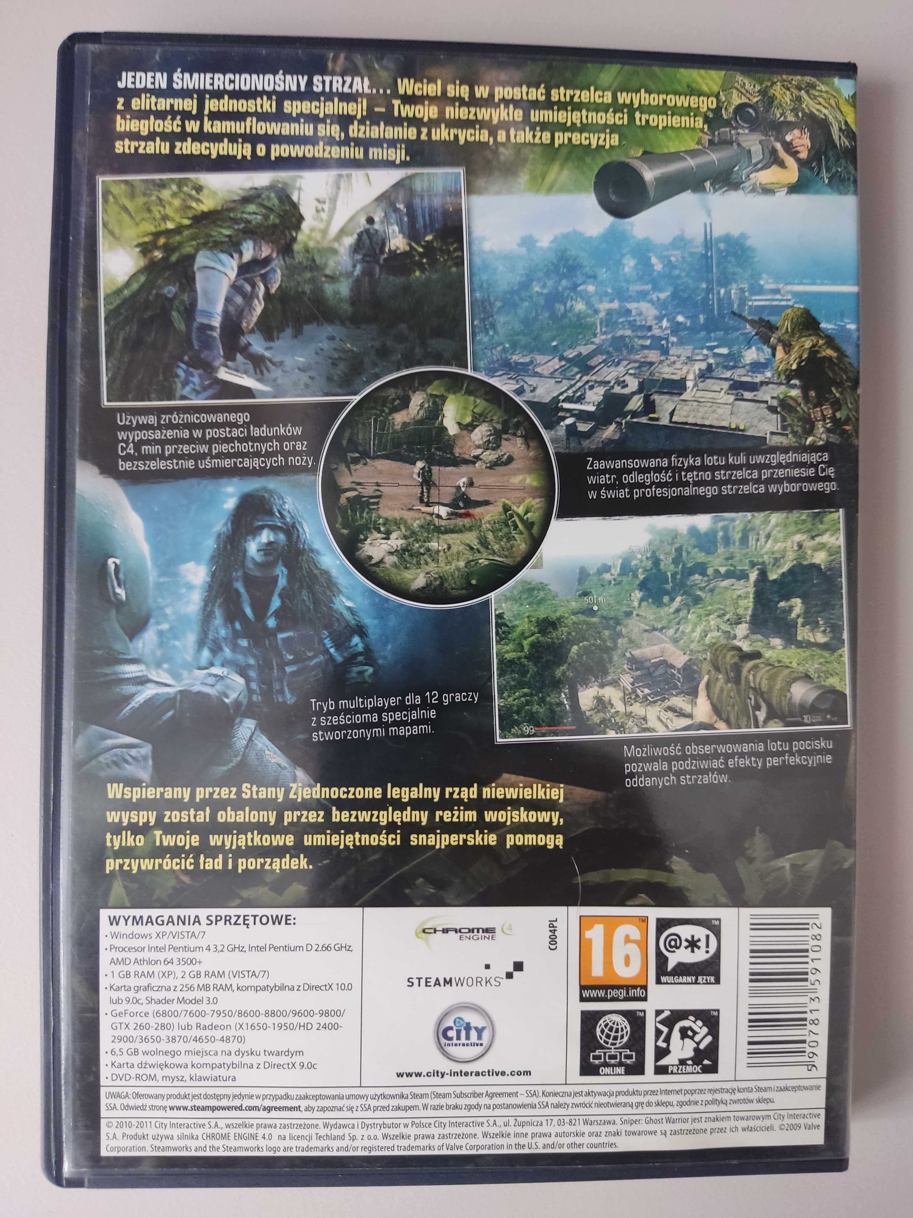 Sniper Ghost Warrior - gold edition