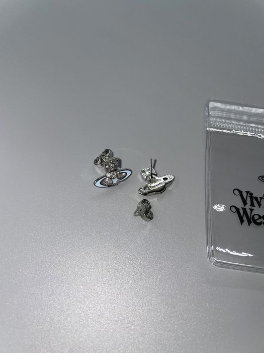 Vivienne Westwood orb Сережки кольє кулон серьги в стилі miu miu bas