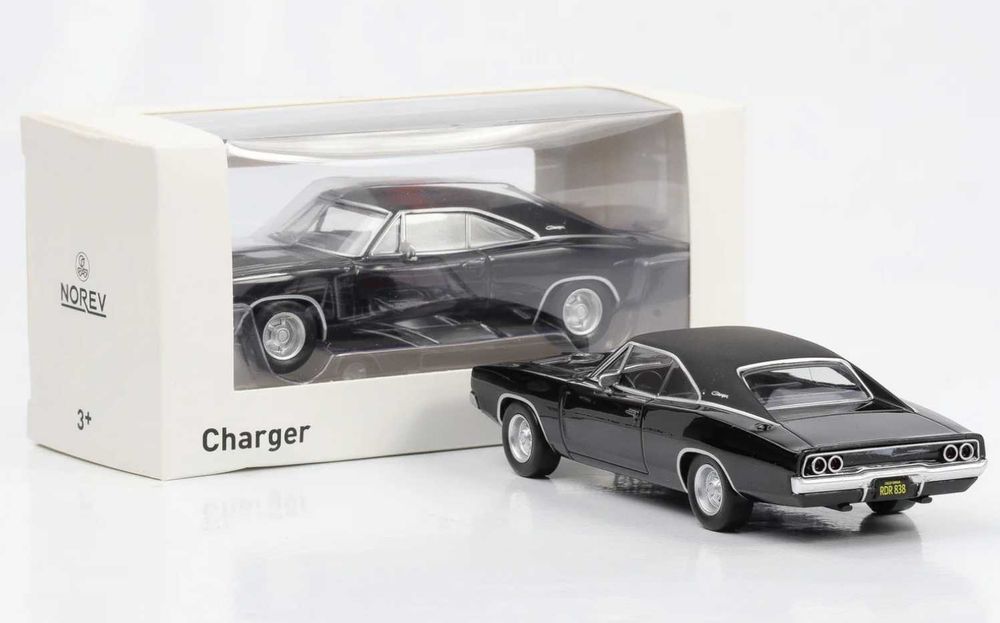 Miniaturas filme "Bullit", Norev 1/43: Mustang e Charger