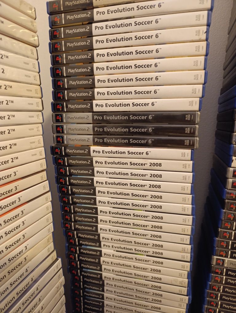 gry na PS2 na literę "P" Pro Evolution Soccer 2008