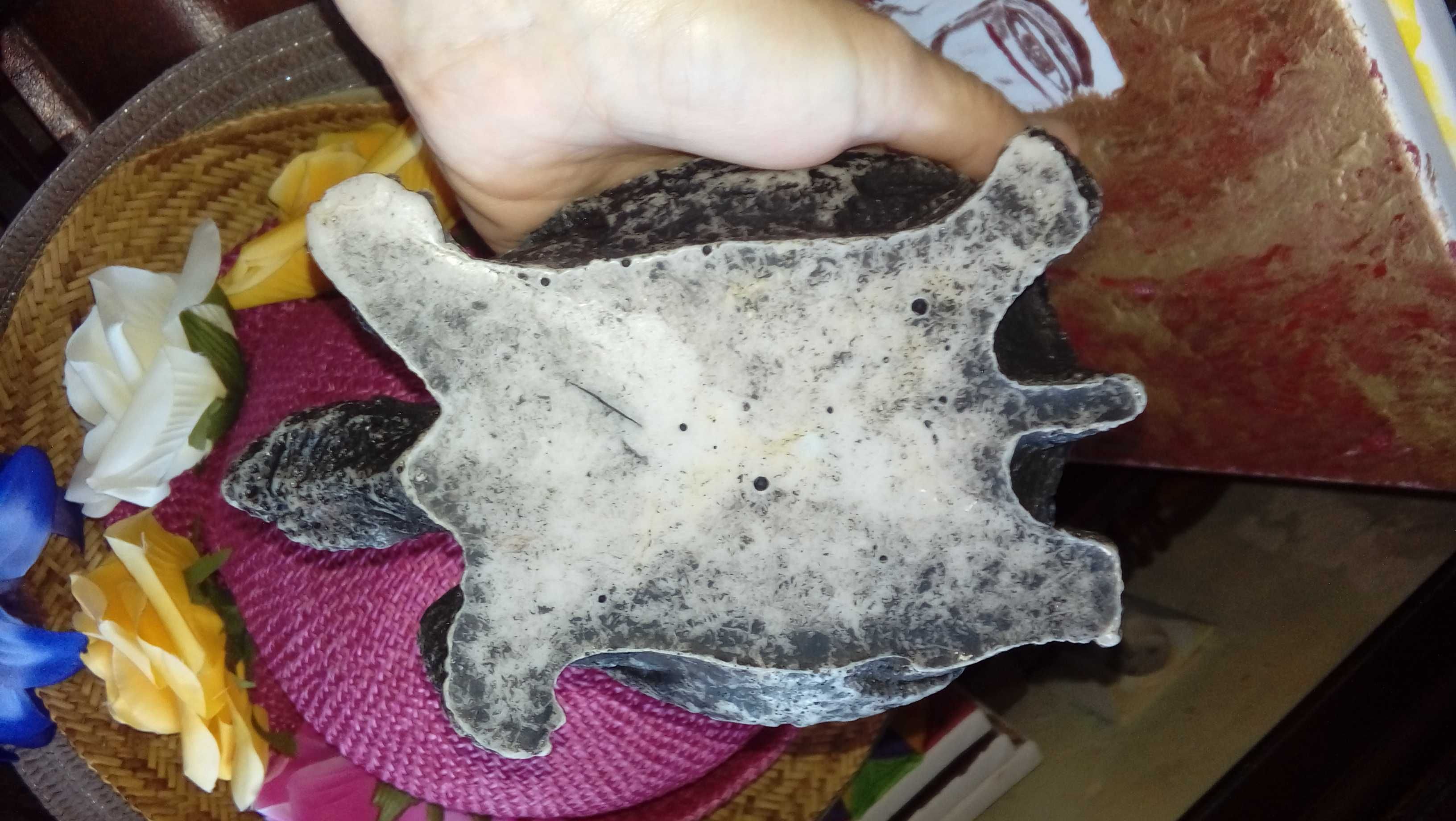 żółw marmurowa figurka jak widać wielkość