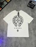 Футболка Chrome Hearts белая с бирками