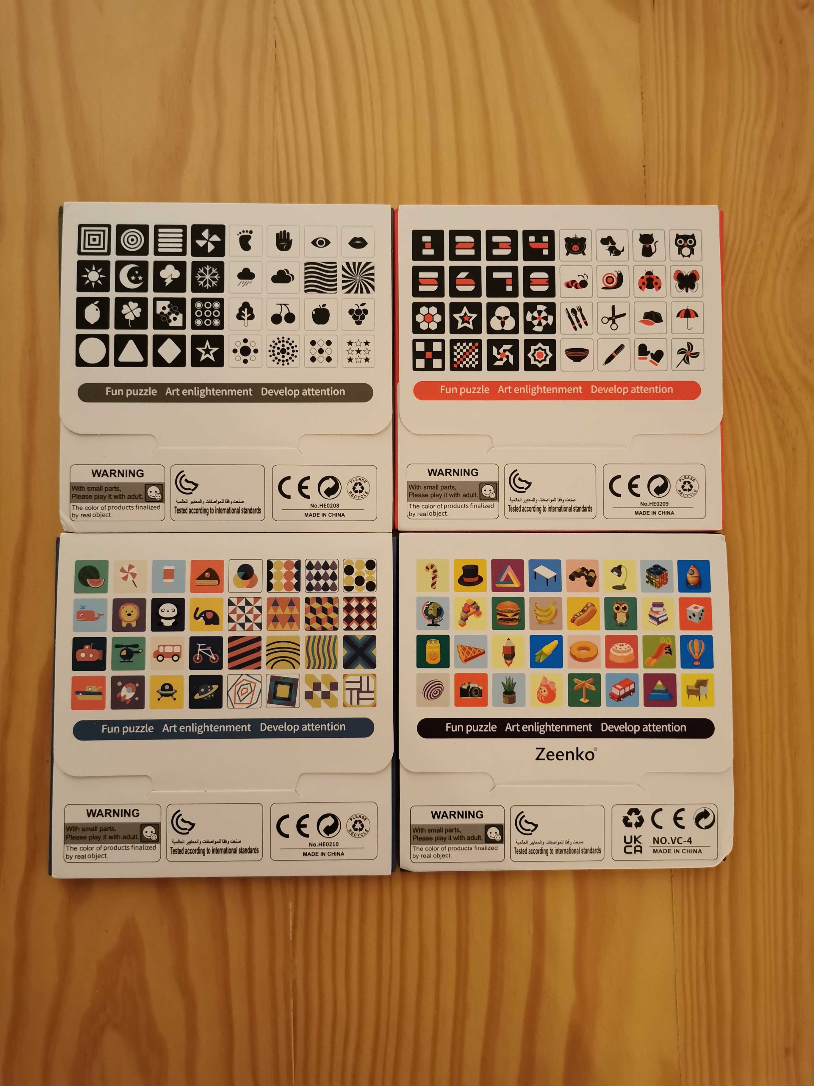 Coleção Flashcards Para Bebés Montessori | Bebé 0 aos 36 Meses