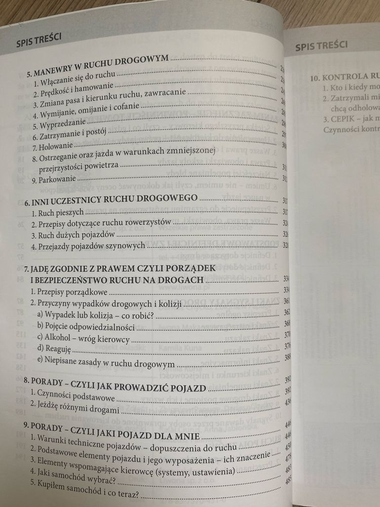 Książka nauki jazdy + płyta