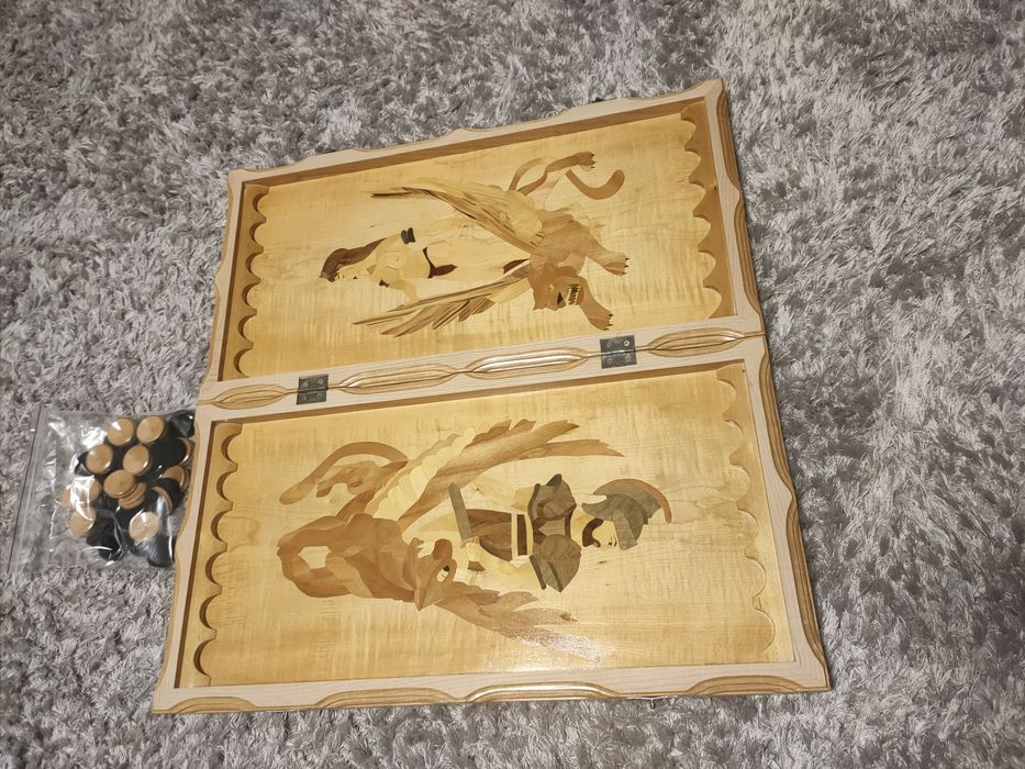 Большие нарды ручной работы