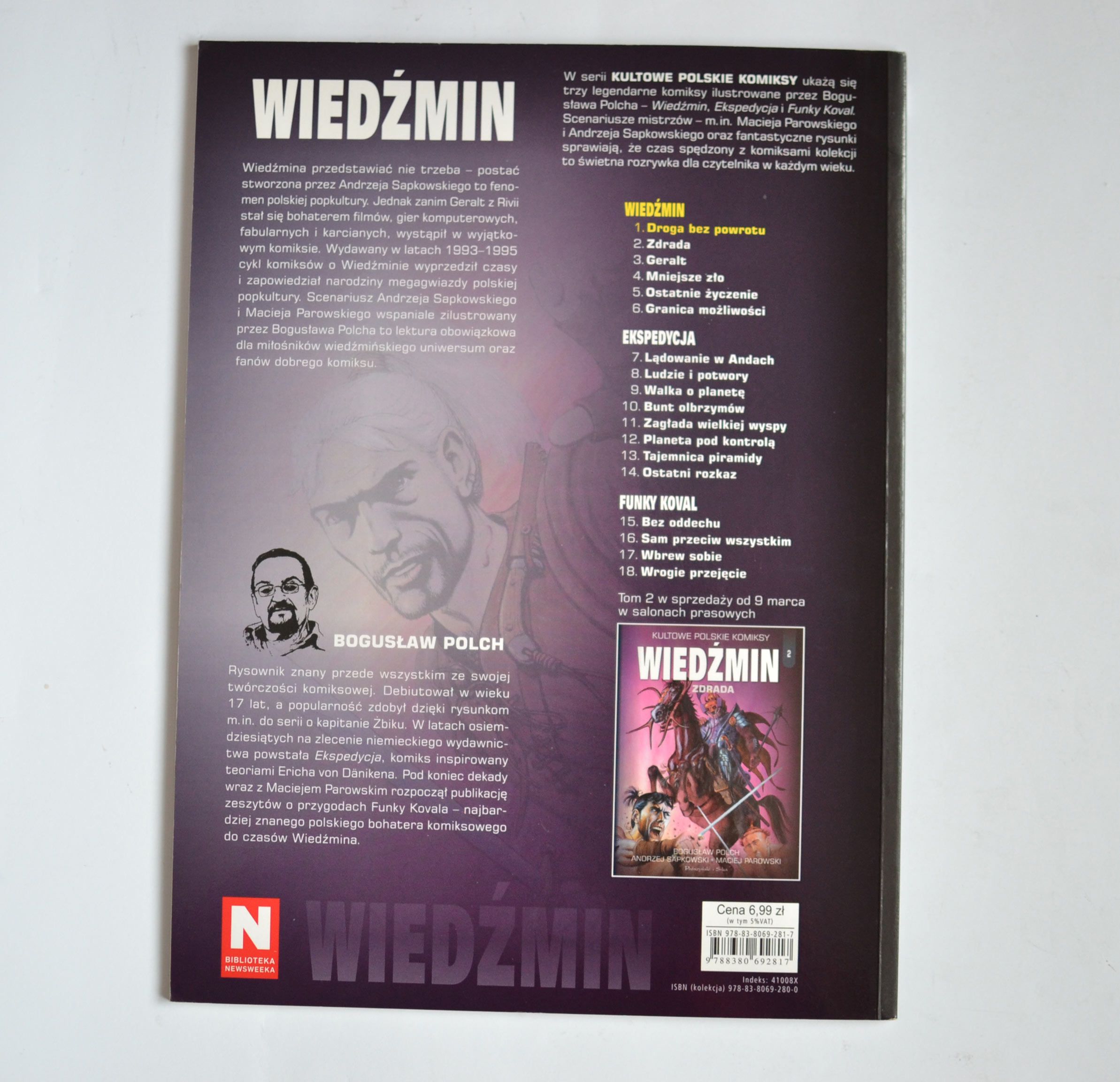 Wiedźmin - Droga bez powrotu Kultowe Polskie Komiksy 1 2016