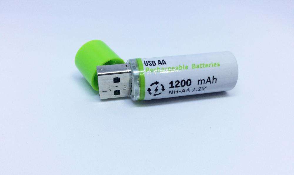 Pilhas (AA) Recarregáveis por USB