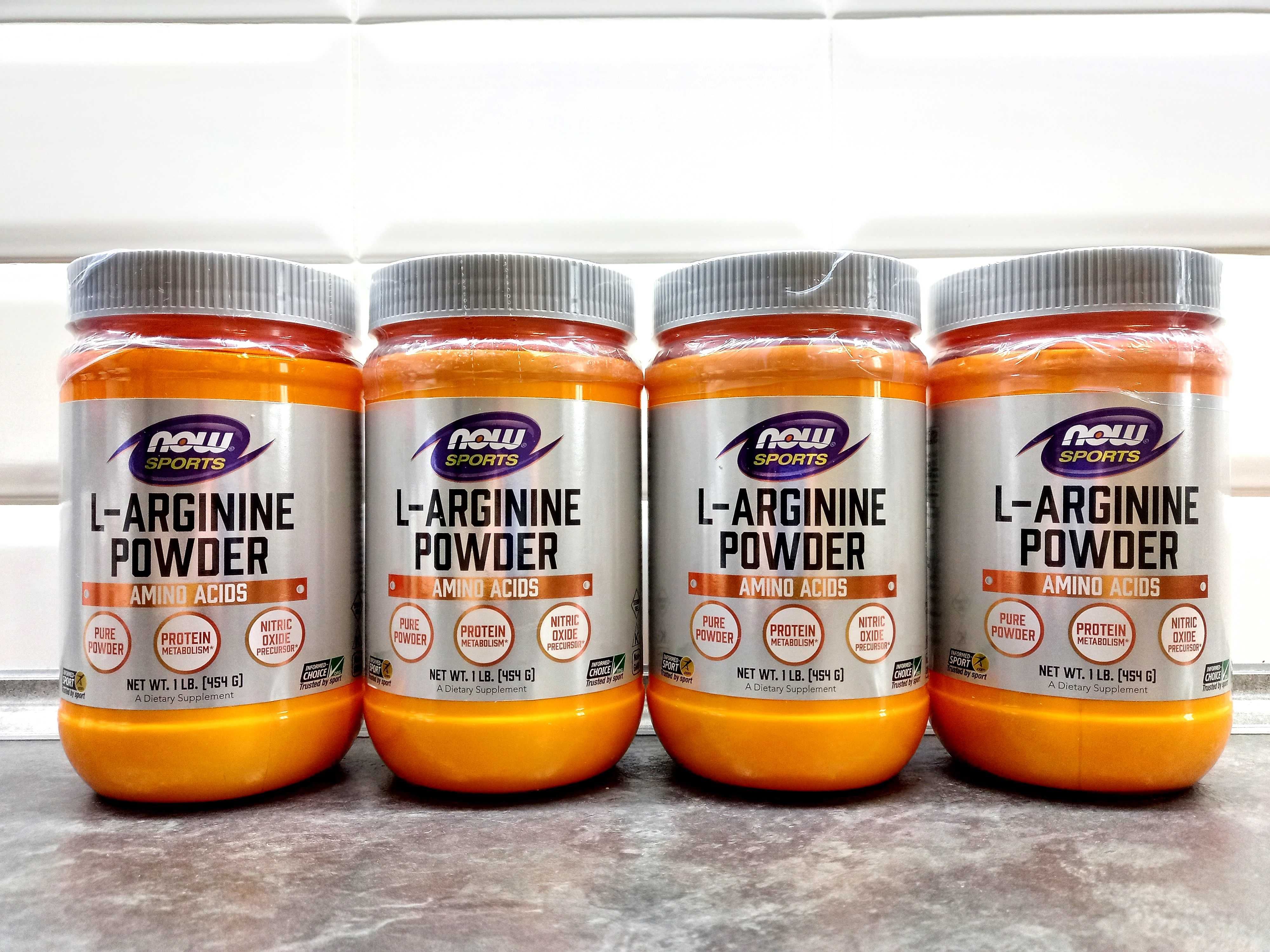 Now Foods, L-Arginine (454г, порошок), аргинин, l-аргинин, аргінін
