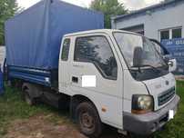 Kia K2500 06r Brama Bramowiec na kontenery BIG BAG podnośnik SPECJALNY  Kia k2500 k2700 k2900 Wywrotka Kiper Wywrot plandeka 2 sztuki