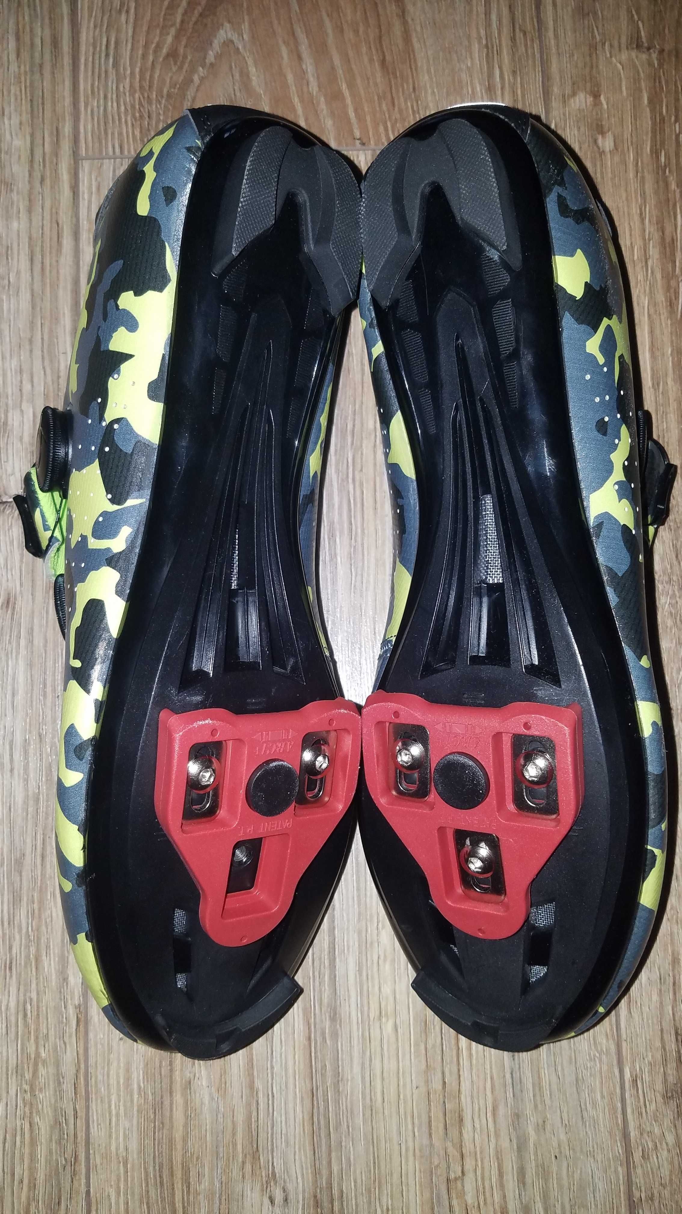 Buty rowerowe SPEED 45/46 29.5cm Panterka 2x Boa Nowe + bloki SPD-SL