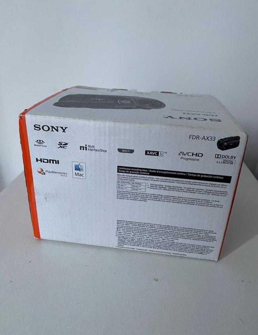 Sony FDR AX33 Handycam - 4K