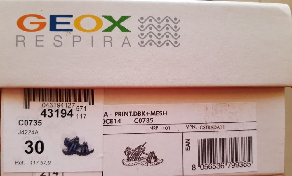 Sandálias Geox 30 menino excelente estado