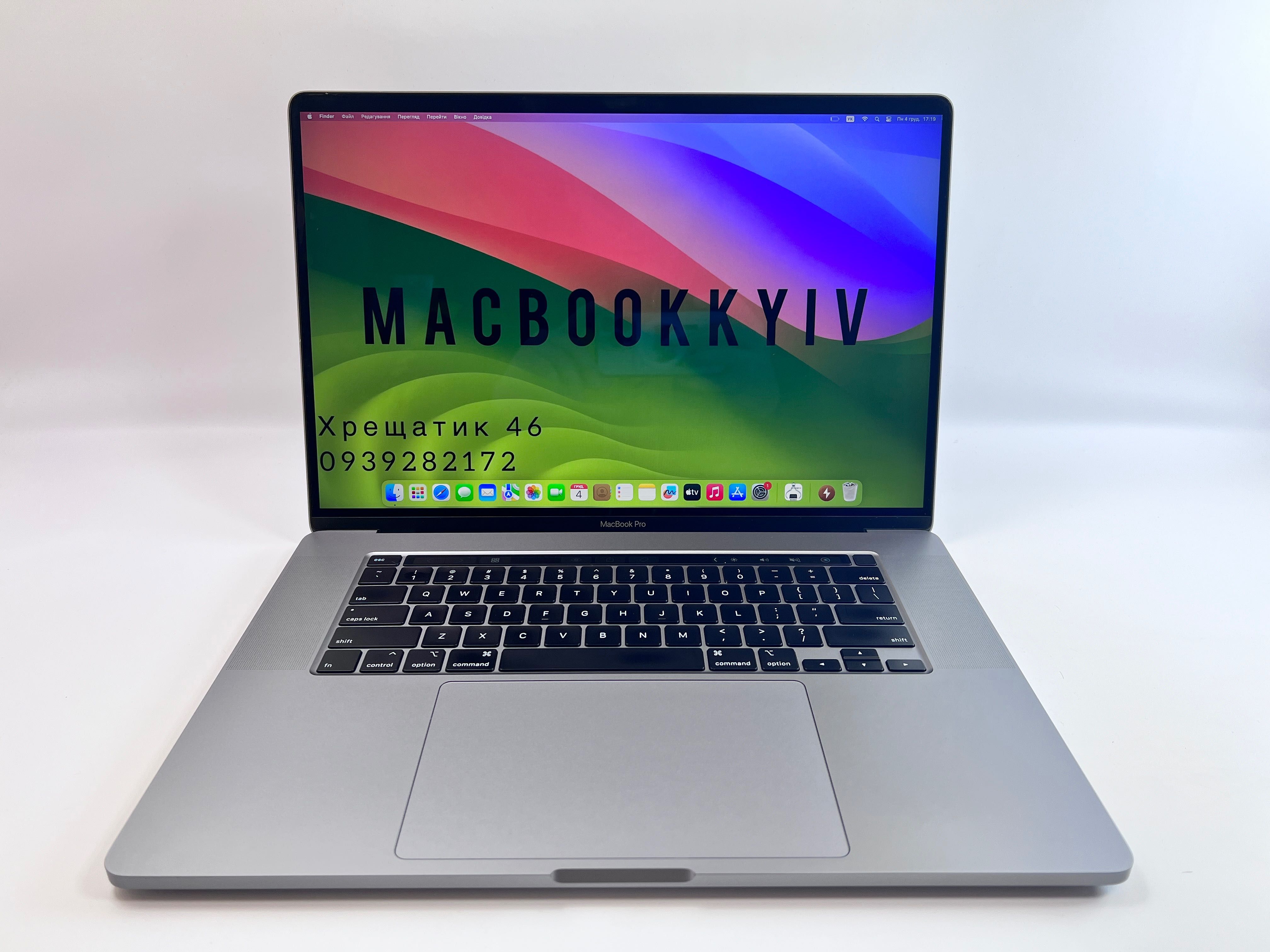 MacBook Pro 16 2019 (2020) i7 16GB RAM 512 SSD Space Gray Гарантія!