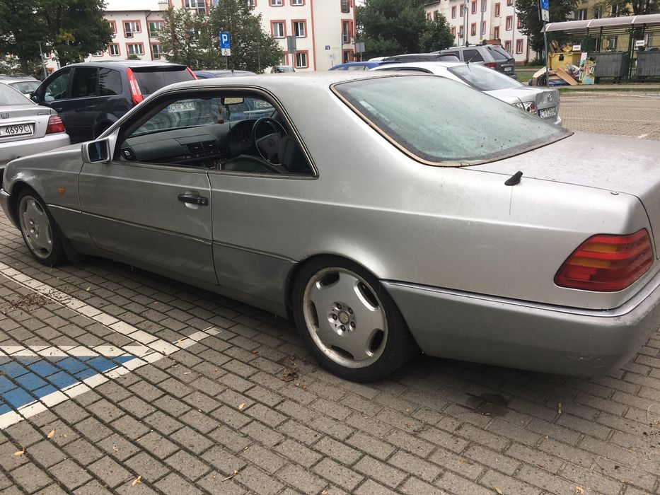 Mercedes SEC 500 S 500 CL 500 C 140 COUPE 5.0 V8 1993 rok benzyna LPG