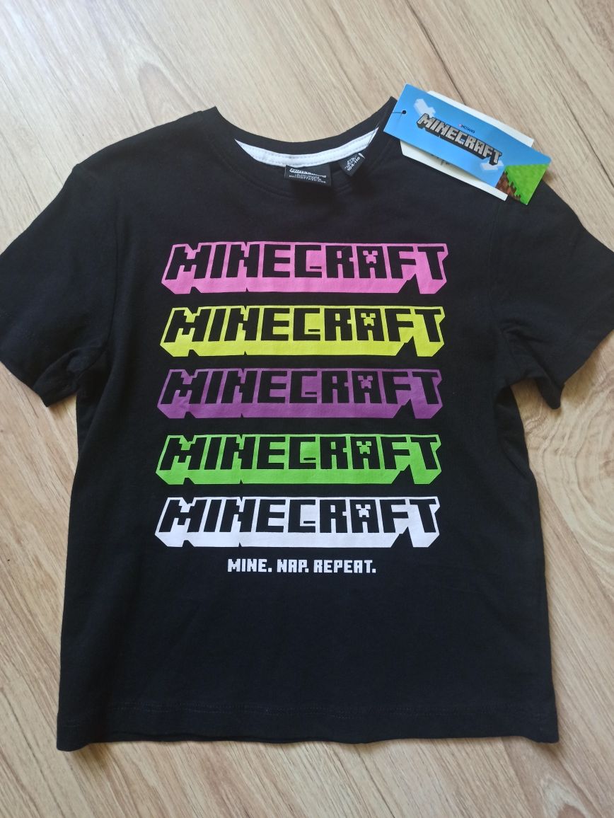 Koszulka t-shirt Minecraft rozmiar 110