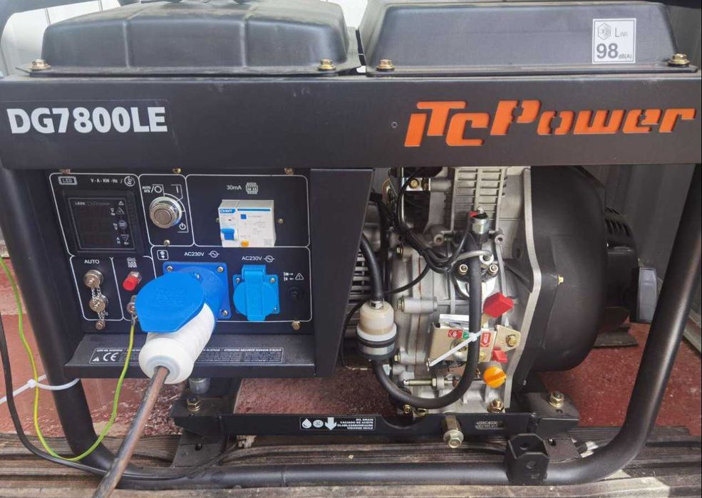 Para vender Gerador a diesel monofásico DG7800LE ITC Power