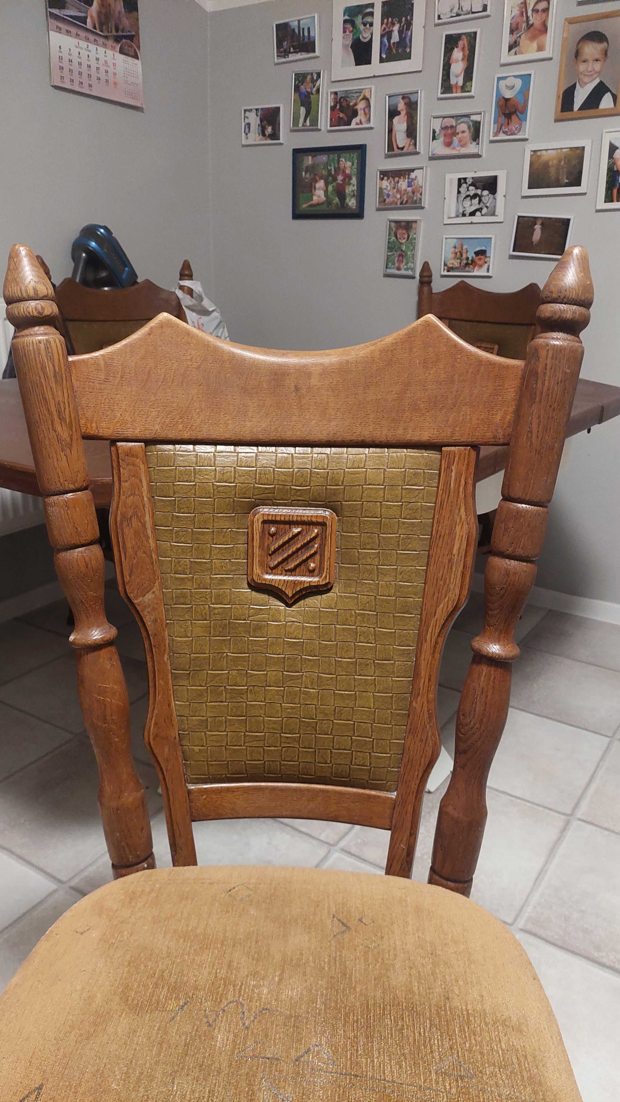 Krzesła holenderskie - do jadalni/salonu - 6 sztuk