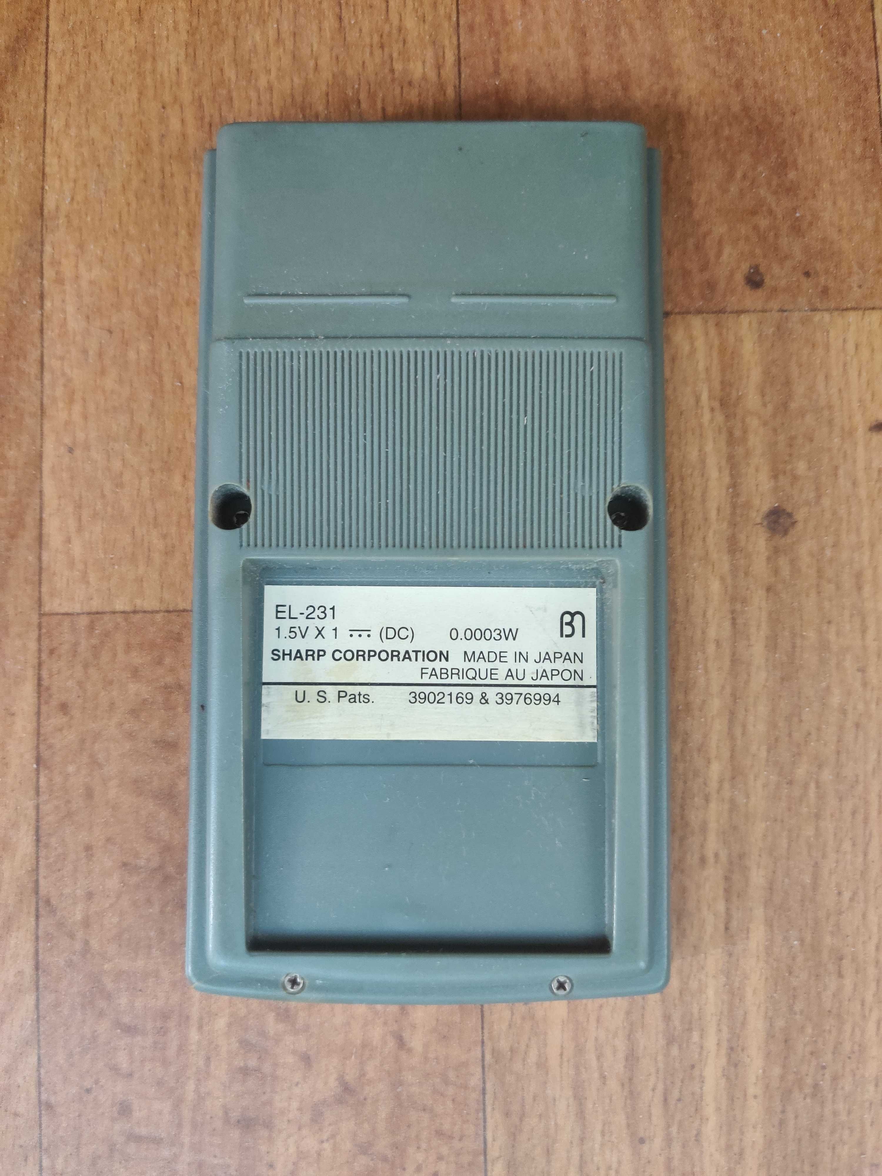 Винтажный калькулятор SHARP EL-231 Elsi mate Япония времен СССР