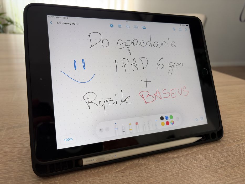 Ipad 6 Zestaw z etui oraz rysikiem