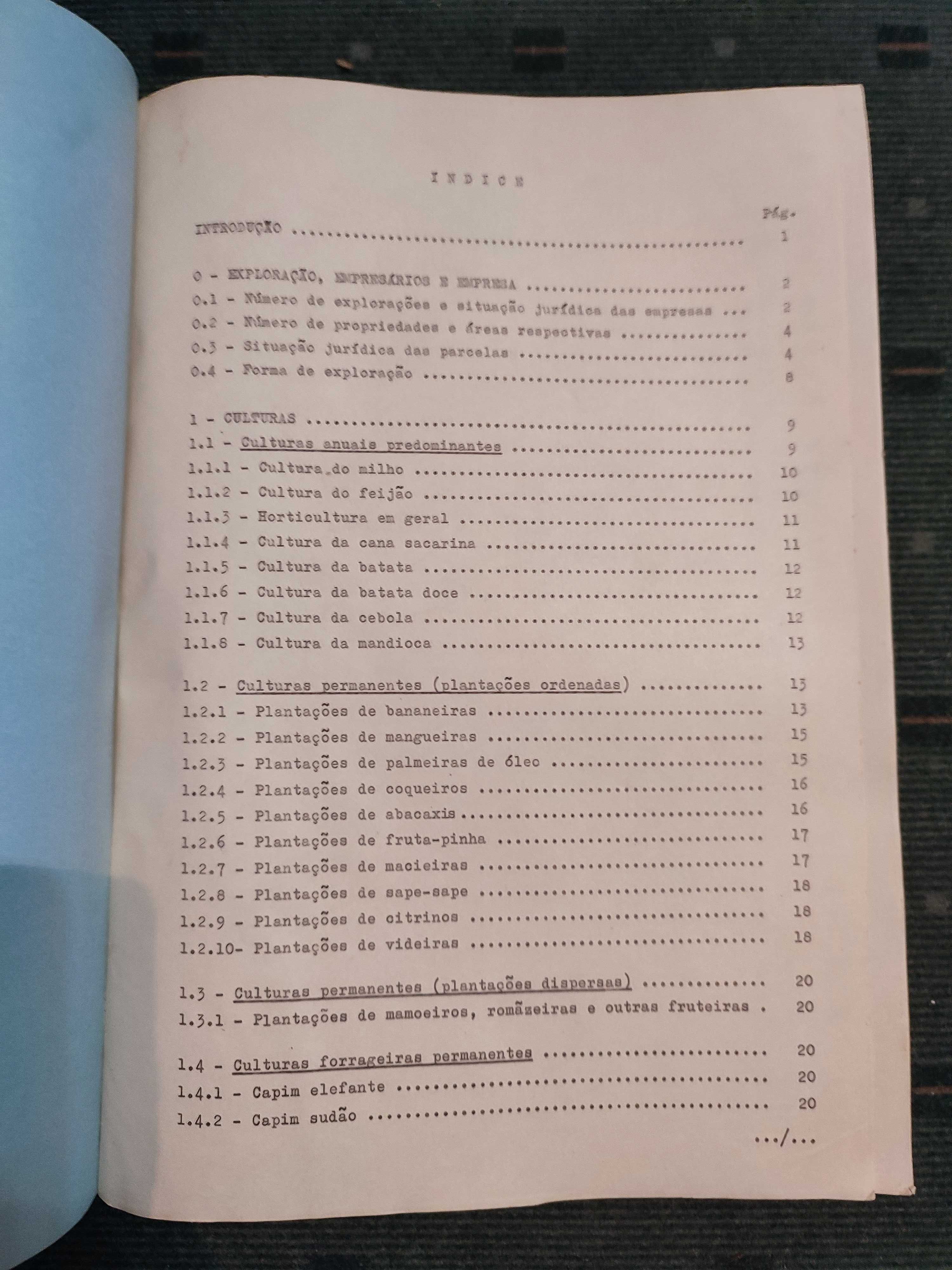 Vale Cavaco Missão de Inquéritos Agricolas de Angola - 1967