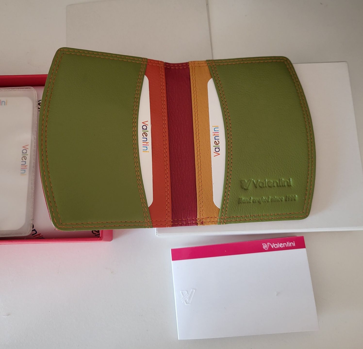 Portfel Valentini Colors etui na karty wizytówki