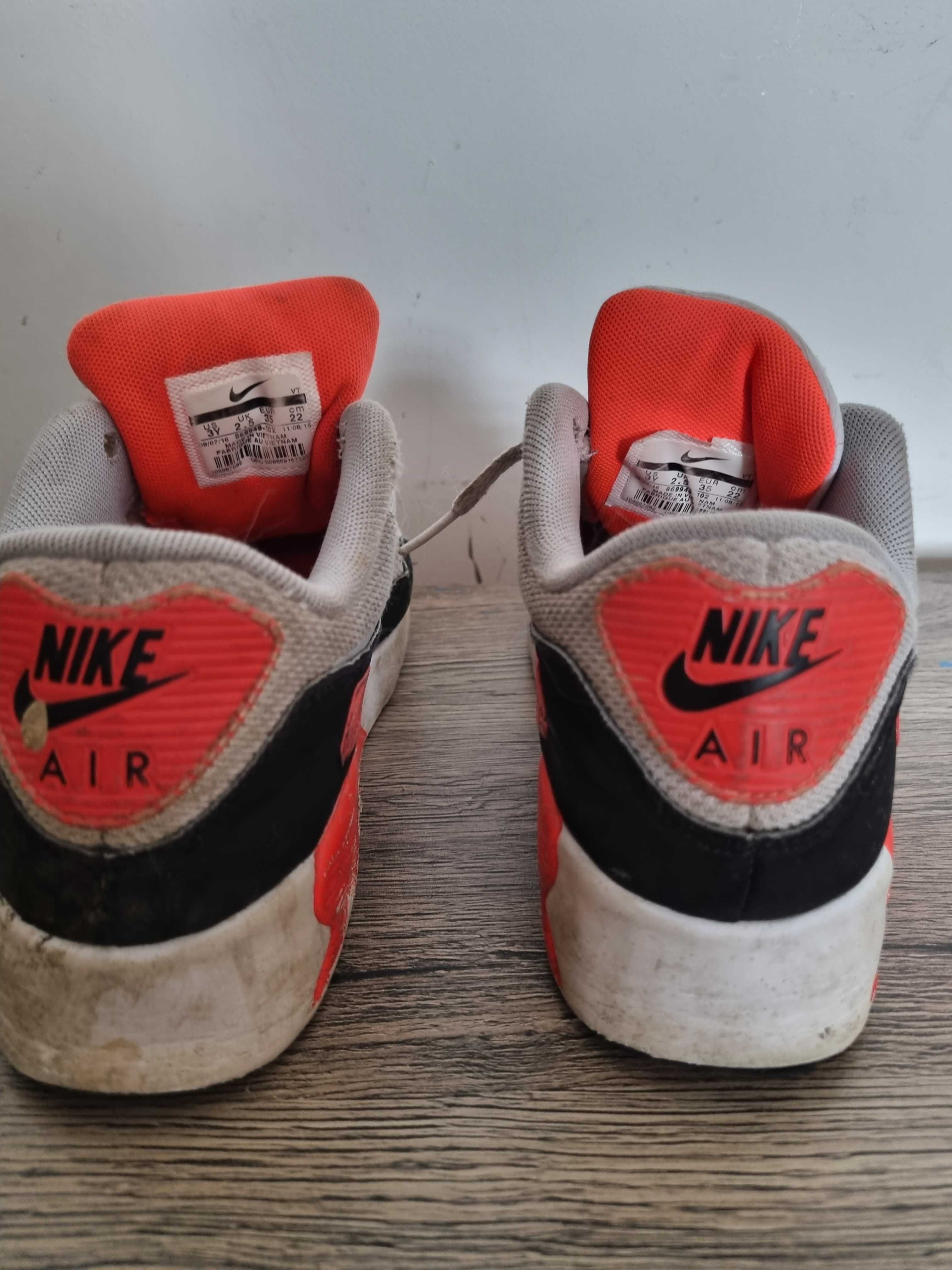 Buty dzieciece nike air max 35 sportowe adidasy sneakersy