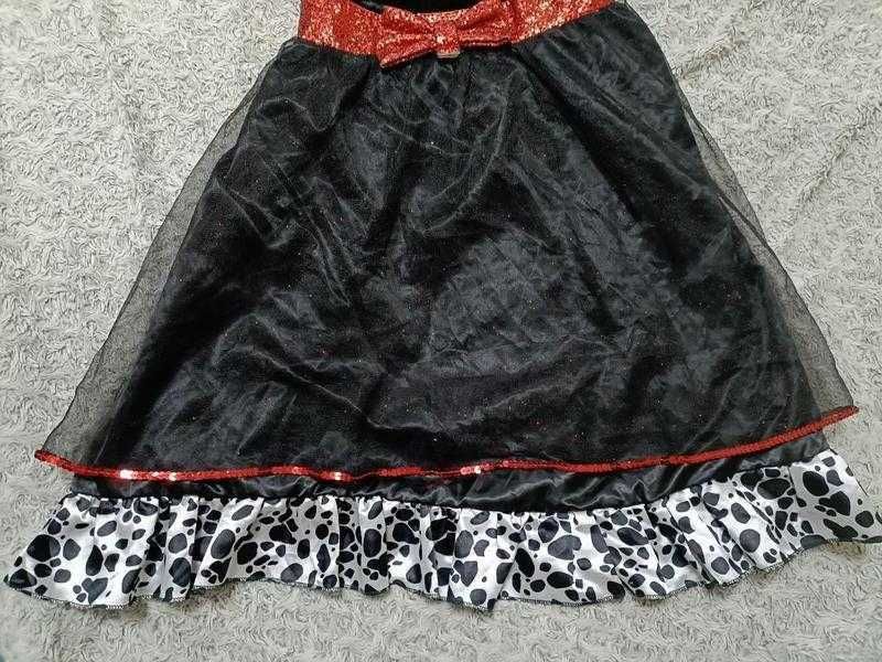 Карнавальный костюм круэлла круелла 101 далматинец 11-12 лет