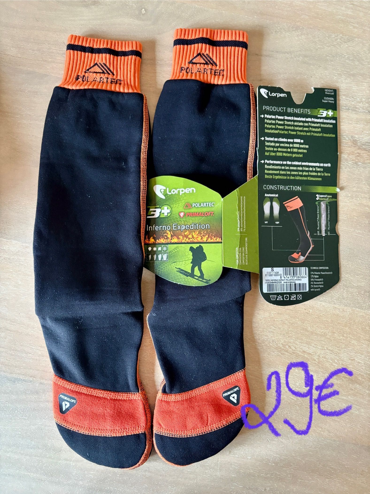 Meias Polartec Inferno Expedition