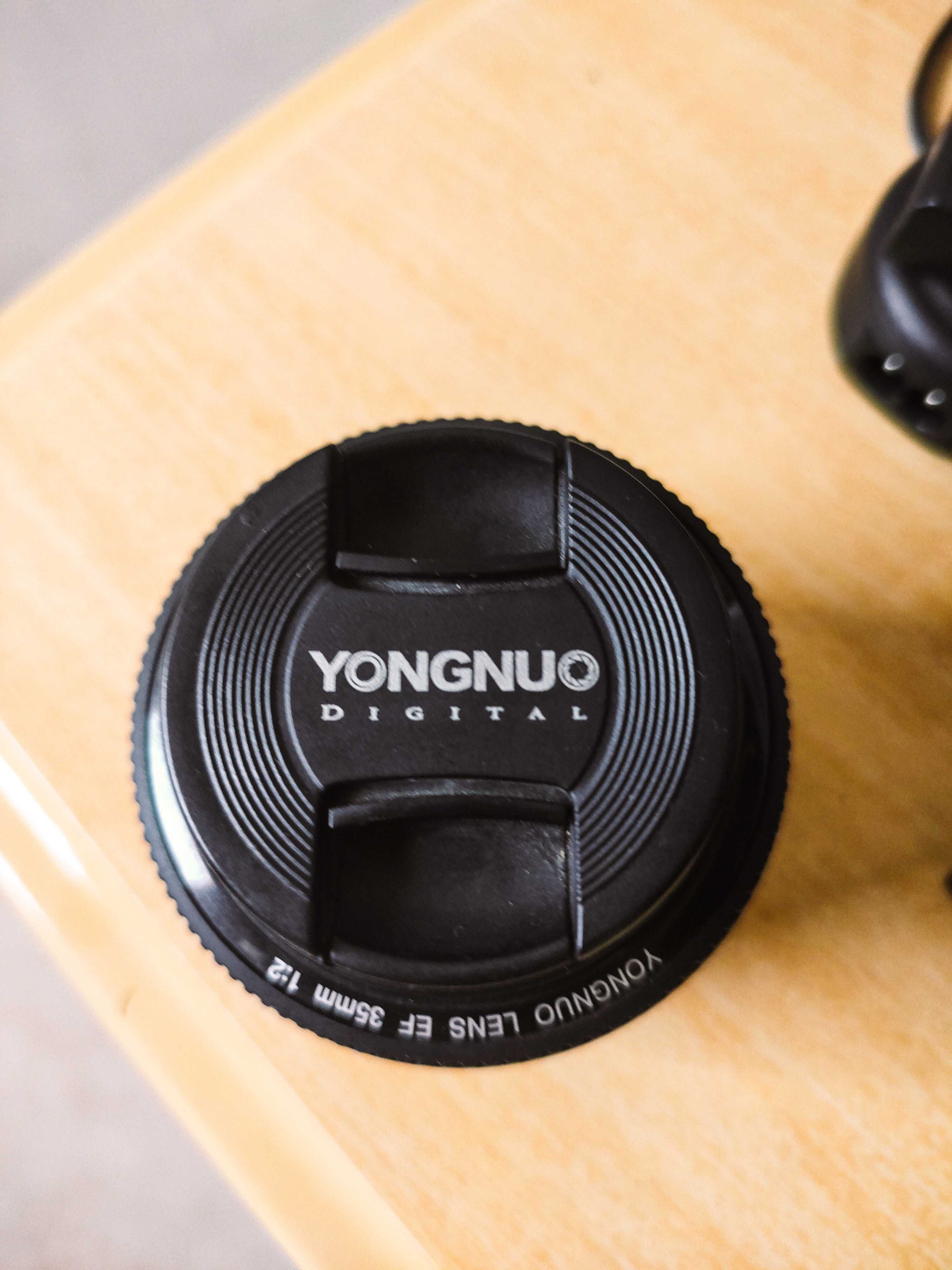 Canon T6 + Lente 18-55mm + Lente Yongnuo 35mm f/2 + 3 baterias
