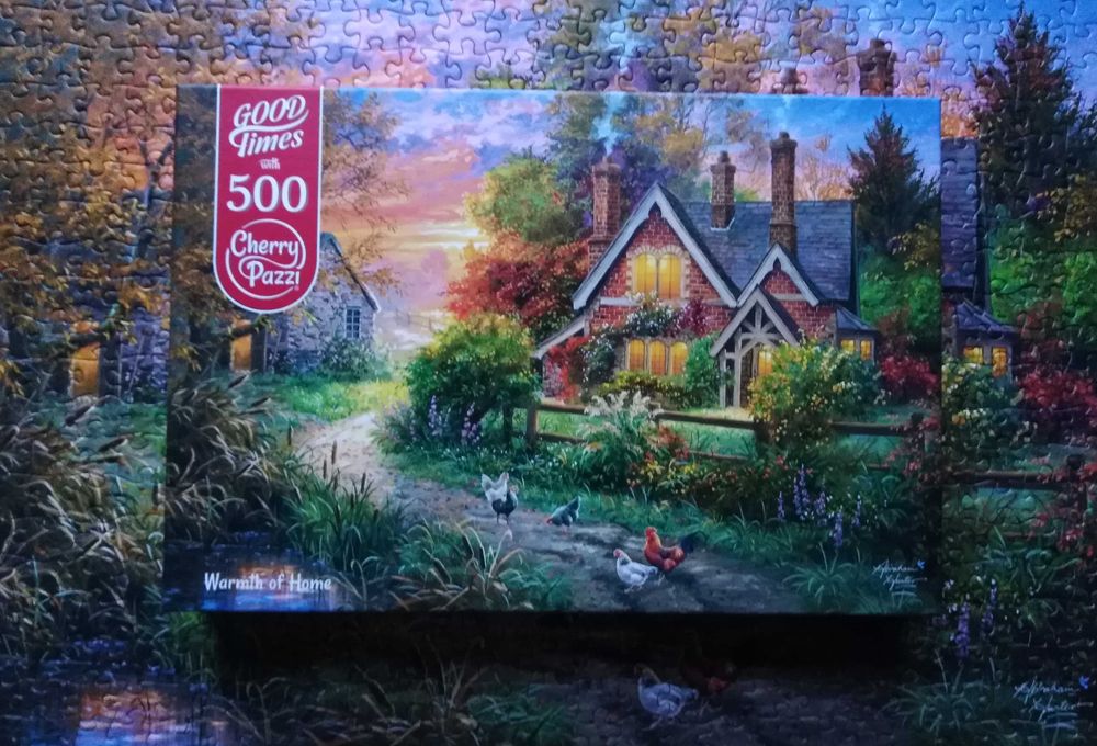 Puzzle 500 ** Cherry Pazzi ** 2 komplety Forest  * House