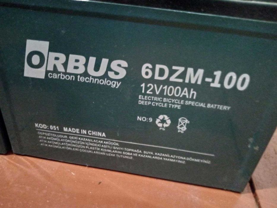 Акумуляторна батарея ORBUS Power Battery WT12-100 12V REAL 65Ah