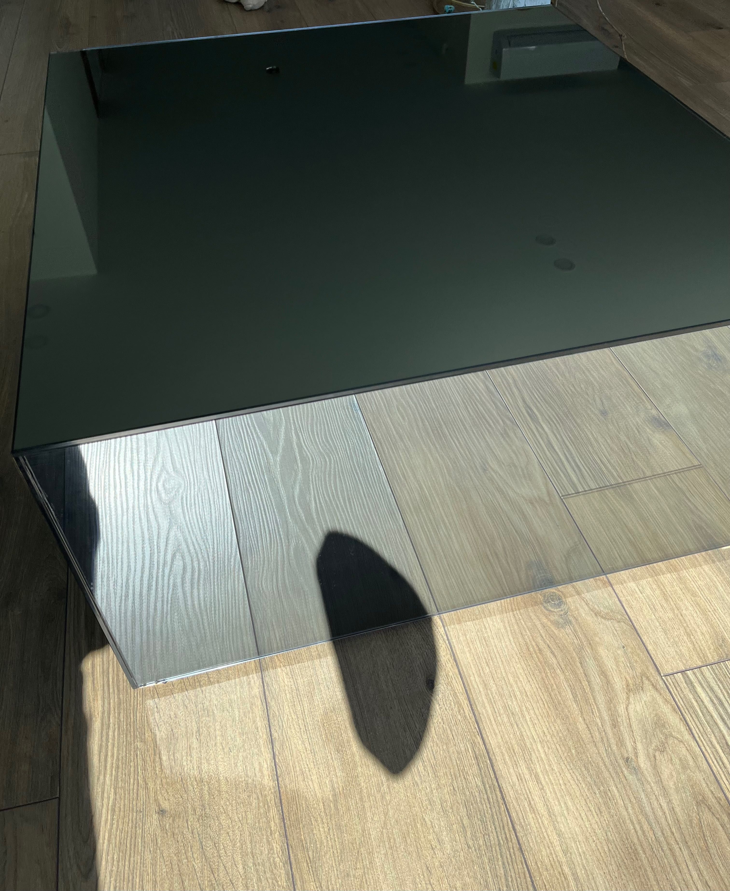 Mesa de centro de espelho 70x70x37
