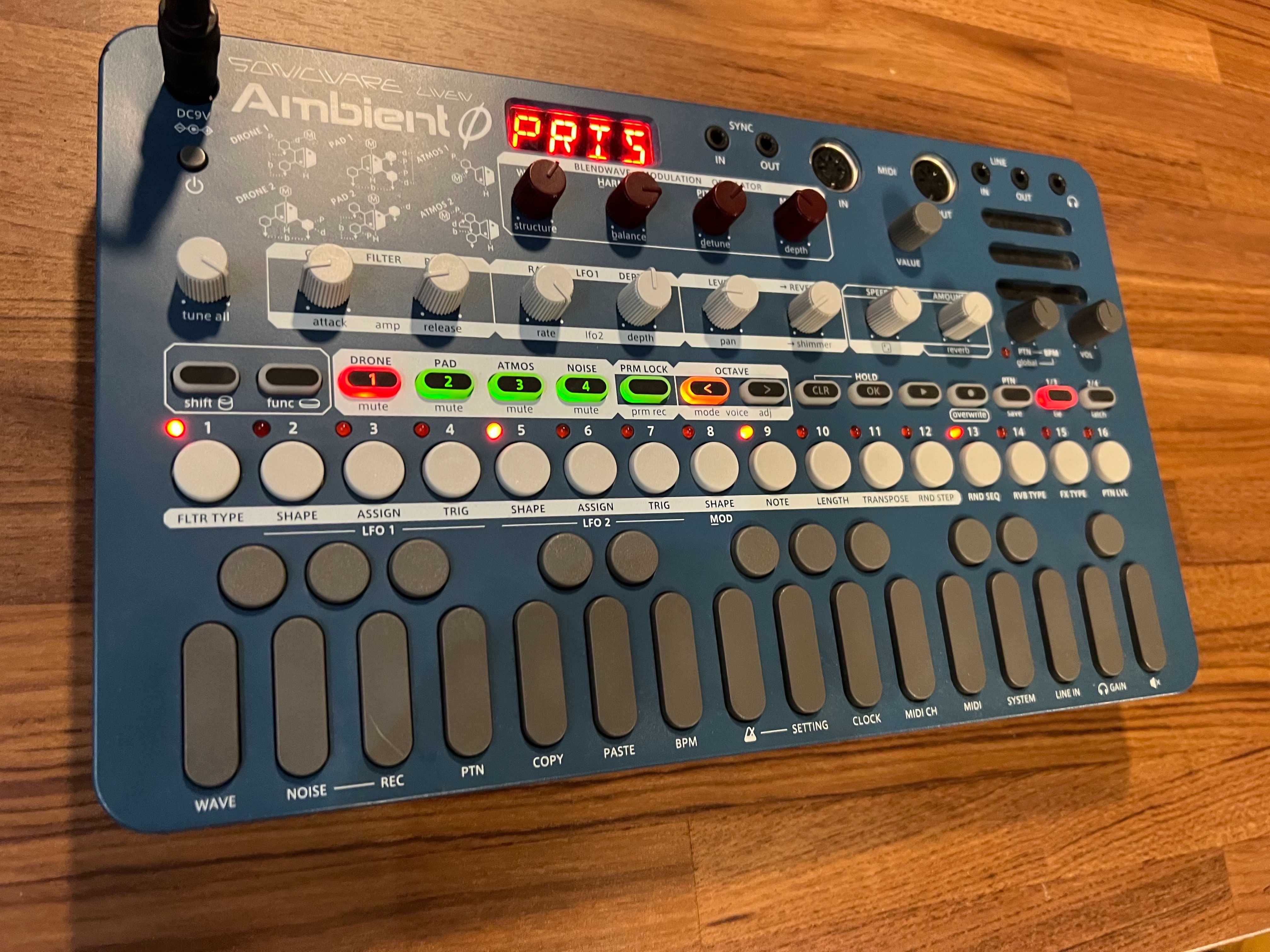 Sonicware LIVEN Ambient Ø Syntezator sekwencer zamiana