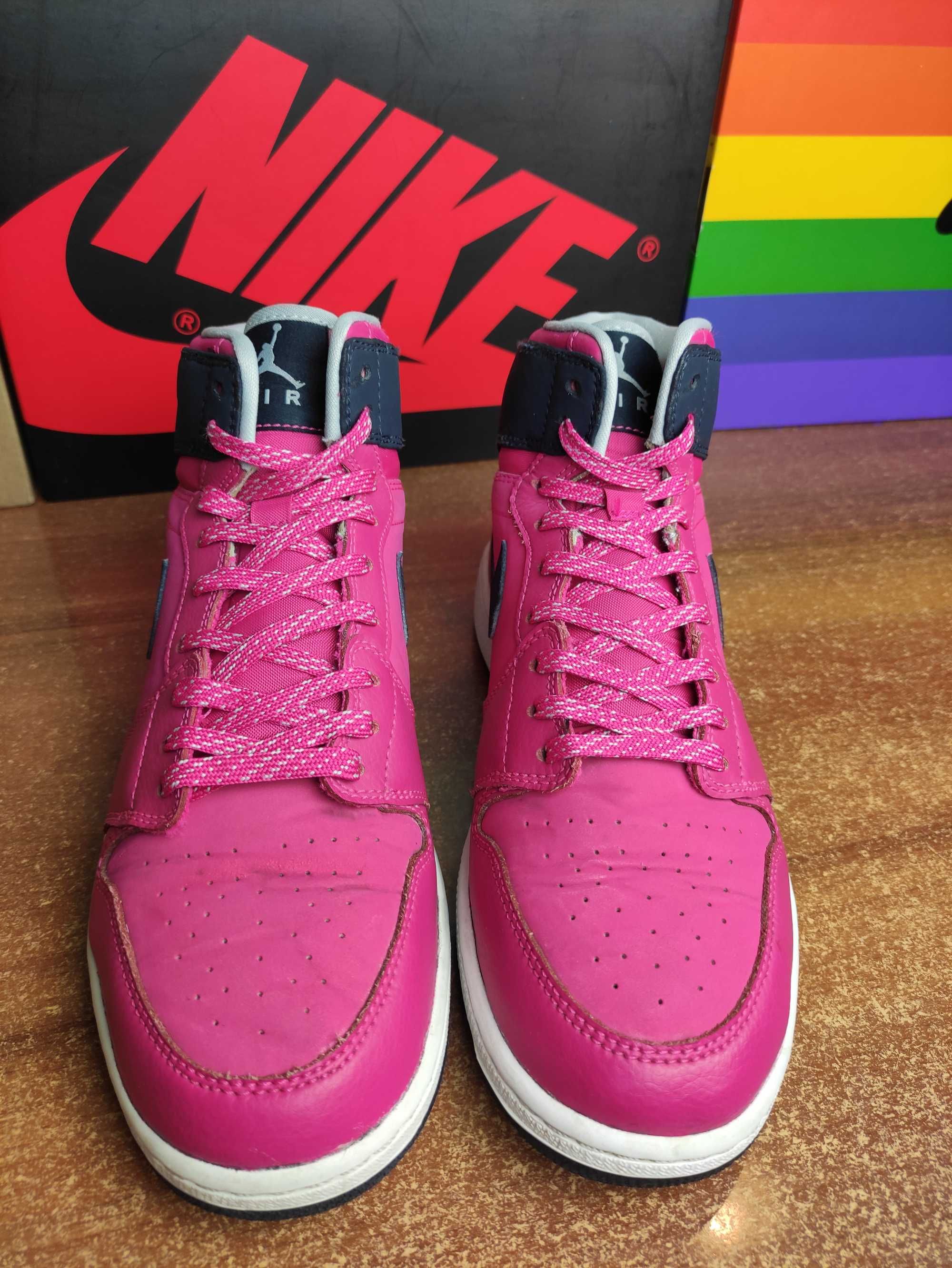 uty Nike Air Jordan 1 High 40 EU 25 cm Vivid Pink GS
