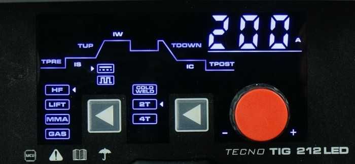 Spawarka TIG Ideal TECNO TIG 212 DC pulse LED