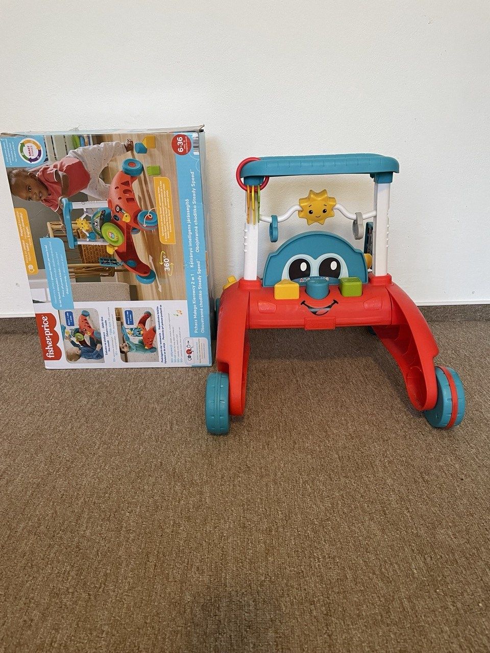 Ходунки каталка толокар Fisher price