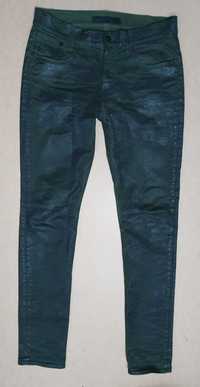 KARL LAGERFELD roz. 31/34 pas 84 cm męskie spodnie woskowane premium