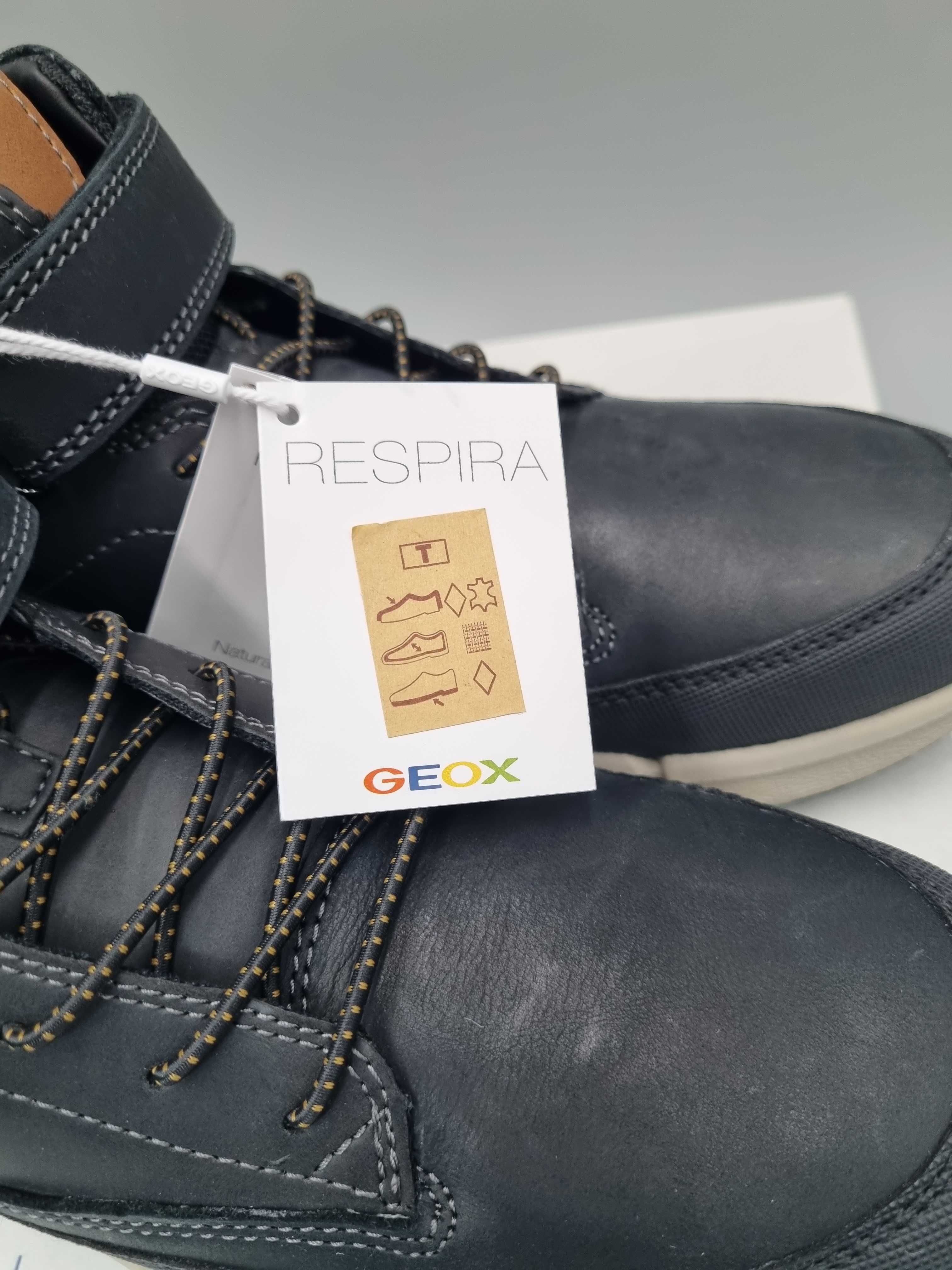 Демісезонні шкіряні черевики Geox Flexyper 33,35,38,39 ботинки