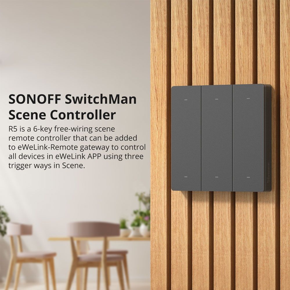 Sonoff Switchman R5/R5W беспроводной блютуз-выключатель
