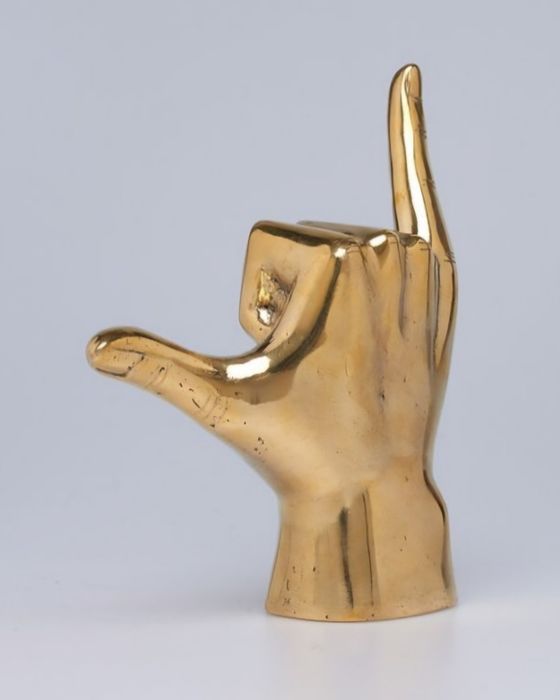 Rzezba, ozdoba dloń, znak Shaka, 1 kg